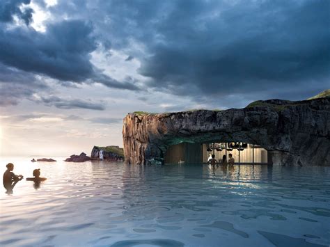 Sky lagoon photos - Step 1: Relaxing In The Lagoon. Sky Lagoon infinity pool opening onto the ocean. Ashna Bharkhada | Narcity. The entrance of the Lagoon has a cave-like appearance, opening up into a steamy infinity pool with views of the ocean and mountains in the distance.